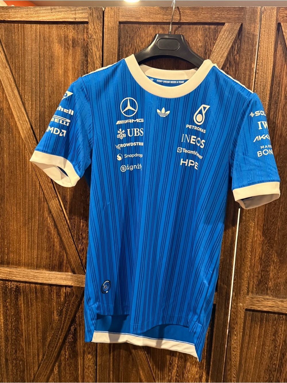 Mercedes AMG Petronas Drivers T-Shirt 2026 - Blue Wonder Edition - Size Large